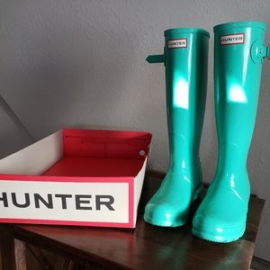 Teal Hunter Boots